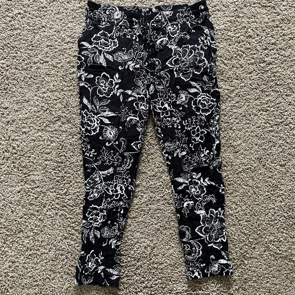 Lucky Brand Floral Print Pants